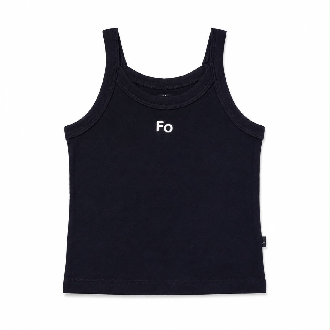 Tank Top Femenino Negro Estampado Negro