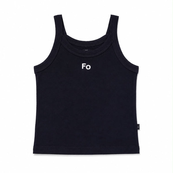 Tank Top Femenino Negro Estampado Negro