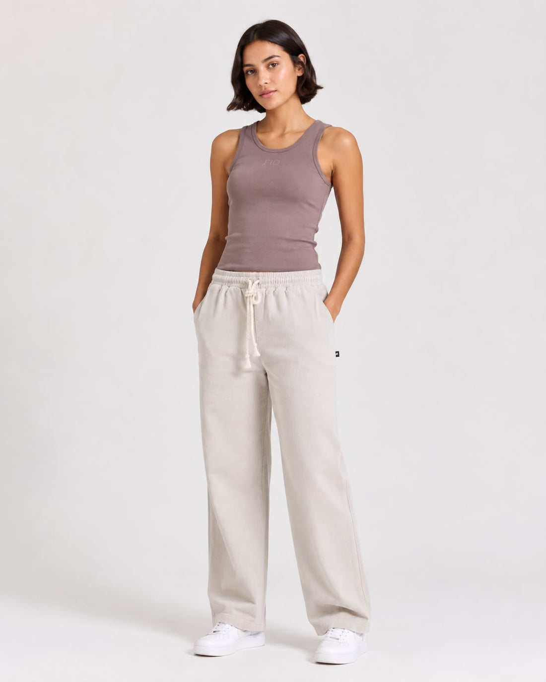 Tank Top Femenino Caqui