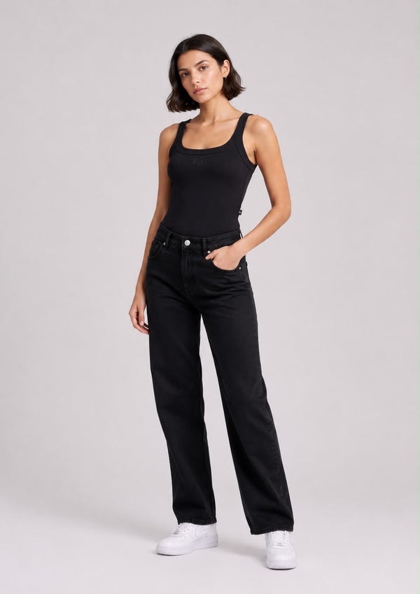 Tank Top Femenino Negro