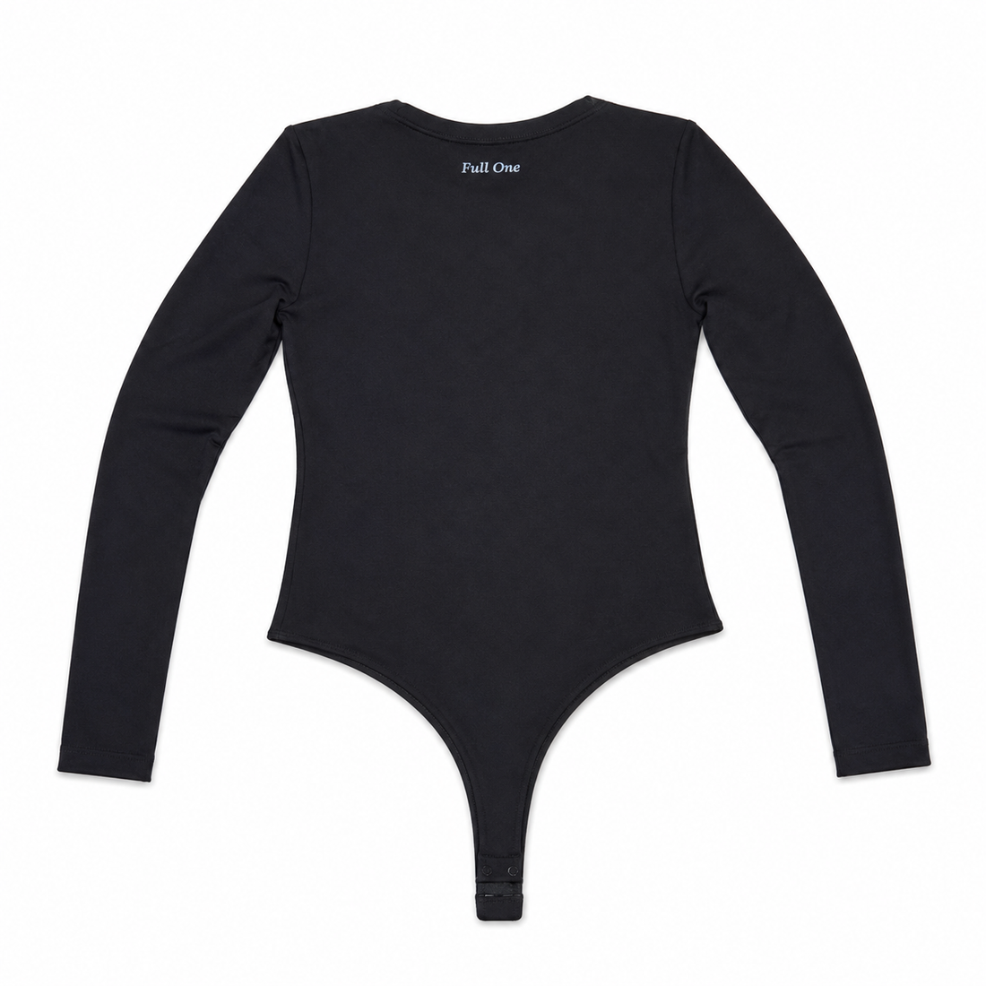 Body Manga Larga Femenino Color Negro