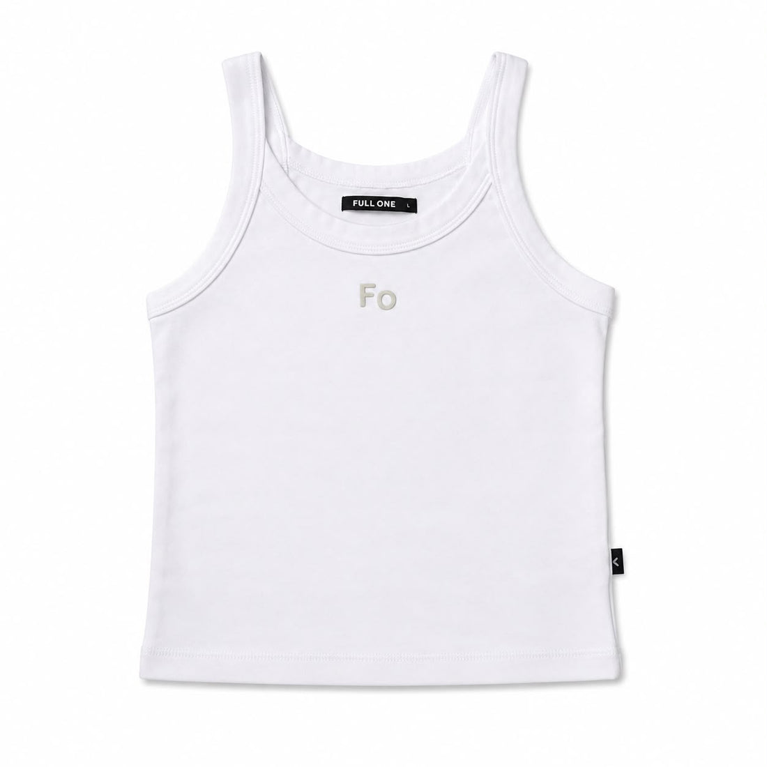 Tank Top Femenino Negro Estampado Blanco
