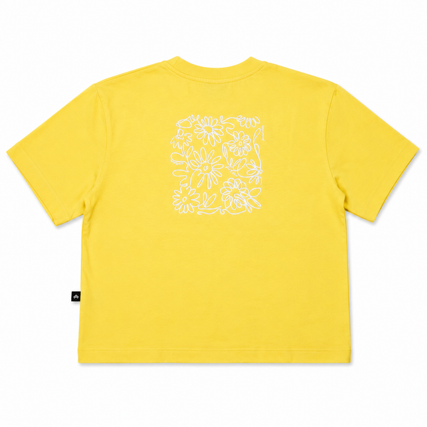 T-Shirt Femenina Color Amarillo