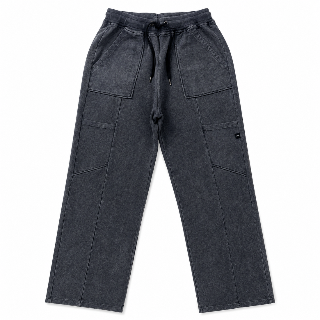 Sudadera Masculino Washed Negro