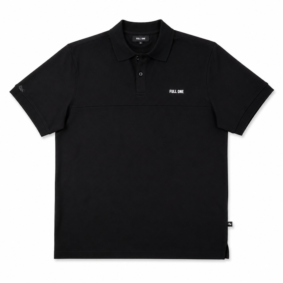 Polo Masculina Color Negro