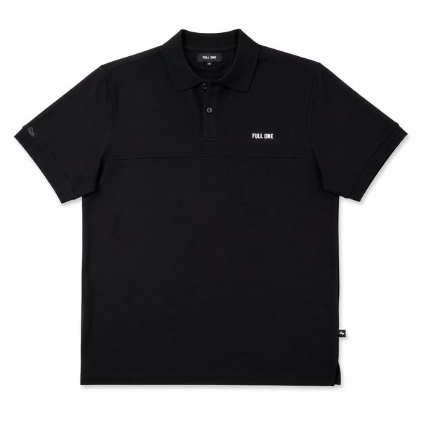 Polo Masculina Color Negro