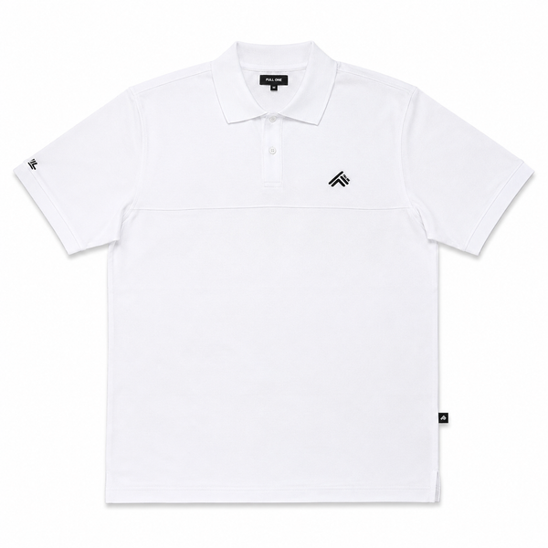 Polo masculina Blanca 100% Algodon